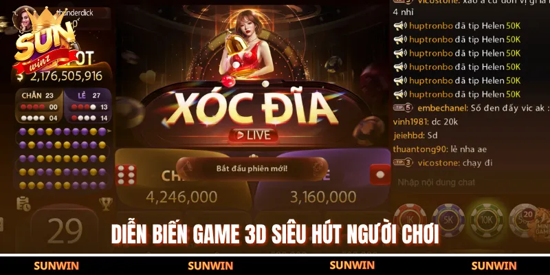 Diễn biến game 3D siêu hút người chơi